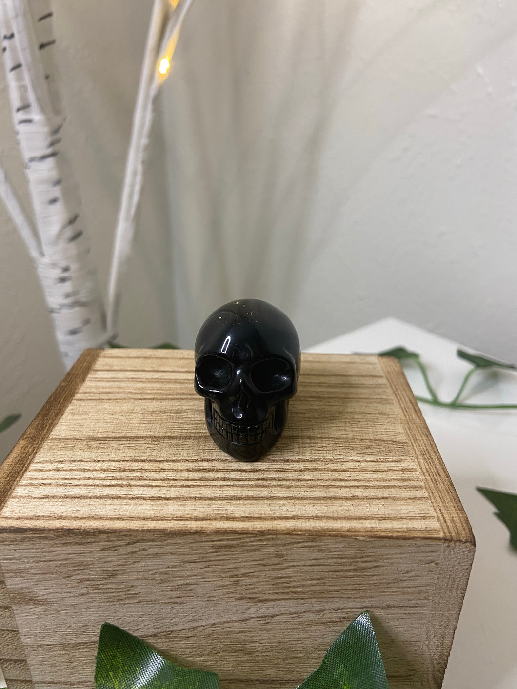 Black Obsidian Skull - 1.5”