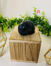 Load image into Gallery viewer, Moss Agate Skull w/ Druzy - Choose Yours

