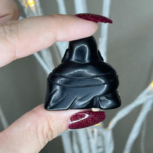 Load image into Gallery viewer, Black Obsidian Buddha
