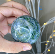 Load image into Gallery viewer, Moss Agate Sphere - Choose Yours
