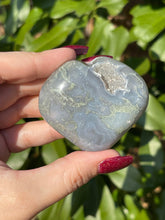 Load image into Gallery viewer, Blue Moss Agate Heart
