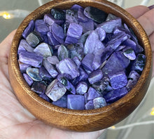 Load image into Gallery viewer, Charoite Tumbled Stones - Small (1 Oz Bag)
