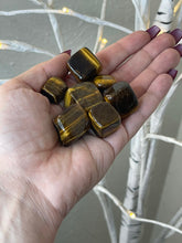Load image into Gallery viewer, Tigers Eye Tumbled Cube
