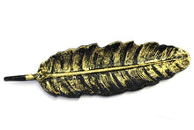Load image into Gallery viewer, Golden Leaf Metal Incense/Smudge Burner
