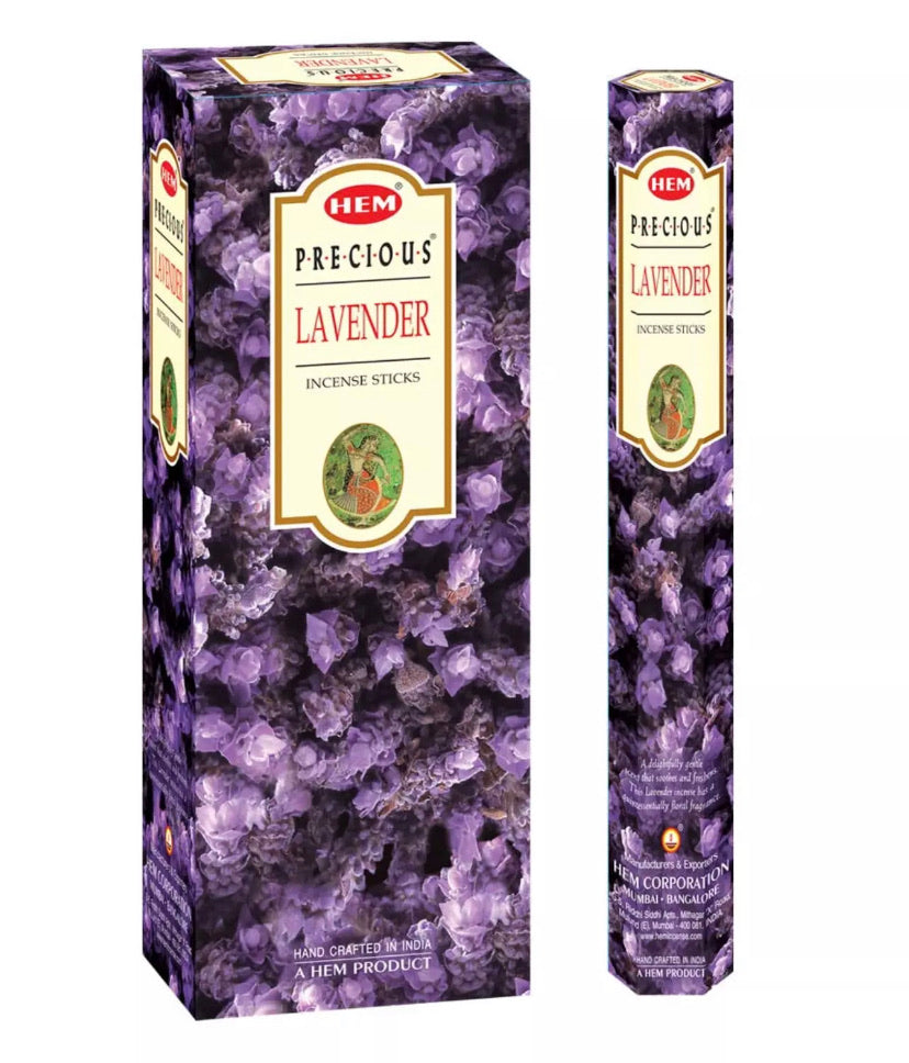 Lavender Incense Sticks - HEM - 20 Stick Pack