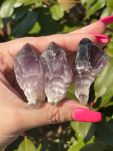Load image into Gallery viewer, Raw Chevron Amethyst Point
