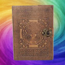 Load image into Gallery viewer, Tree Of Life Leather Journal w/ Latch Closure
