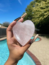 Load image into Gallery viewer, Rose Quartz Heart Shaped Bowl/Dish

